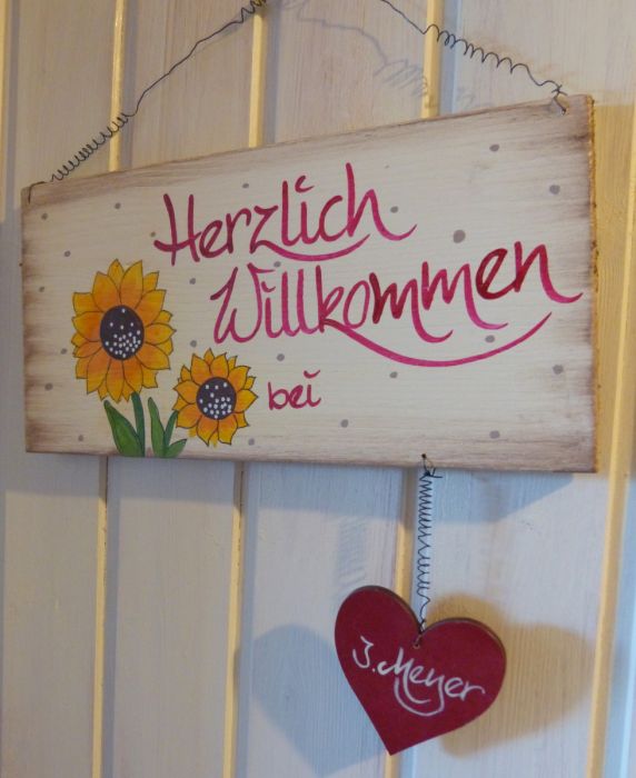 Türschild Sonnenblumen Nr.1