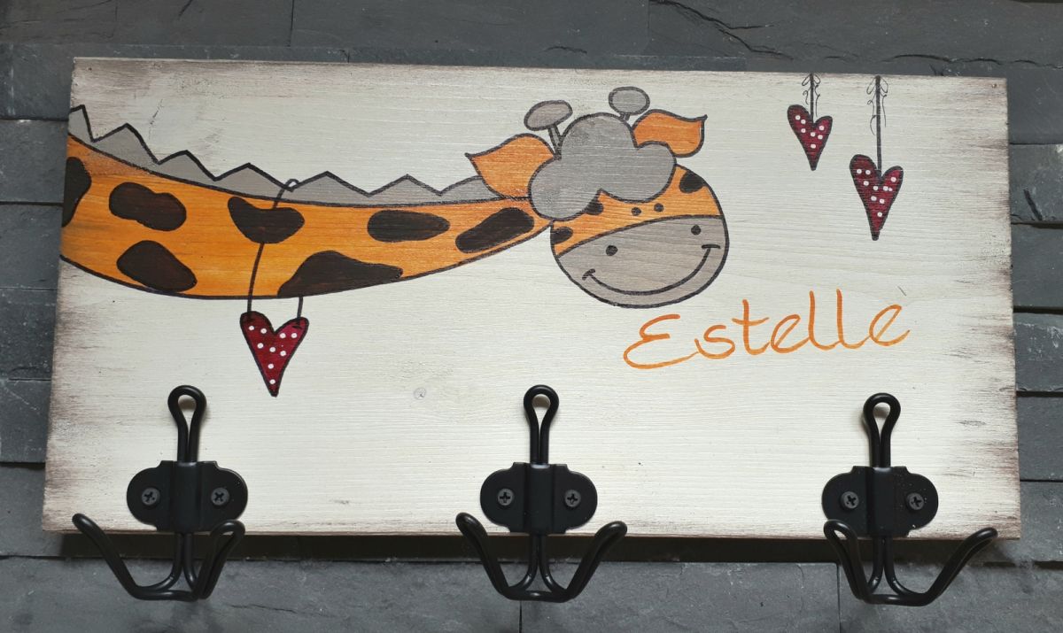 Kindergarderobe Giraffe